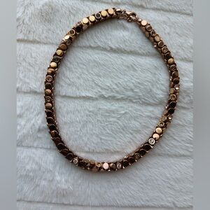 Lola & Grace by Swarovski Elegant Choker Rose Gold-Tone Necklace